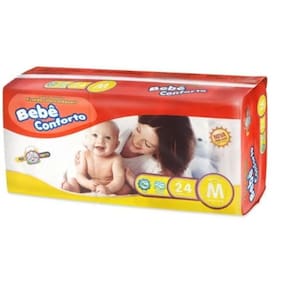 Fralda Infantil Bebe Conforto Intermediaria M C/24