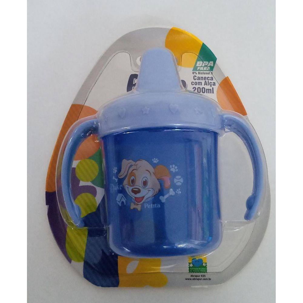 Caneca C/ Alça Petita  Azul Ref:7610