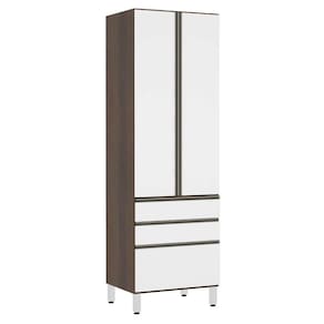 Paneleiro Torre 70cm 2 Portas 2 Gavetas 1 Gavetão Jade Luciane Móveis