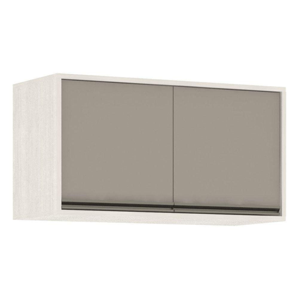 Armário Aéreo de Cozinha 80 cm 2 Portas de abrir Linea Luciane Móveis