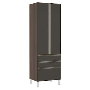 Paneleiro Torre 70cm 2 Portas 2 Gavetas 1 Gavetão Jade Luciane Móveis