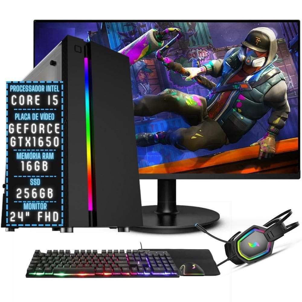 Pc Completo Gamer Com Monitor Lcd! 4gb, Wifi + 30 Jogos! - IMPERIUMS -  Computador Gamer - Magazine Luiza