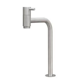 Conjunto Torneira Inox Bica Media Válvula Click Engate Inox