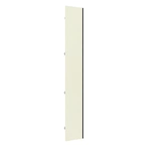 Porta Closet para Roupeiro de Canto Reto com Puxador Perfil Inox Luciane Móveis