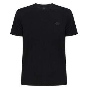 Camiseta John John RG Flame Transfer Black Masculina Preto