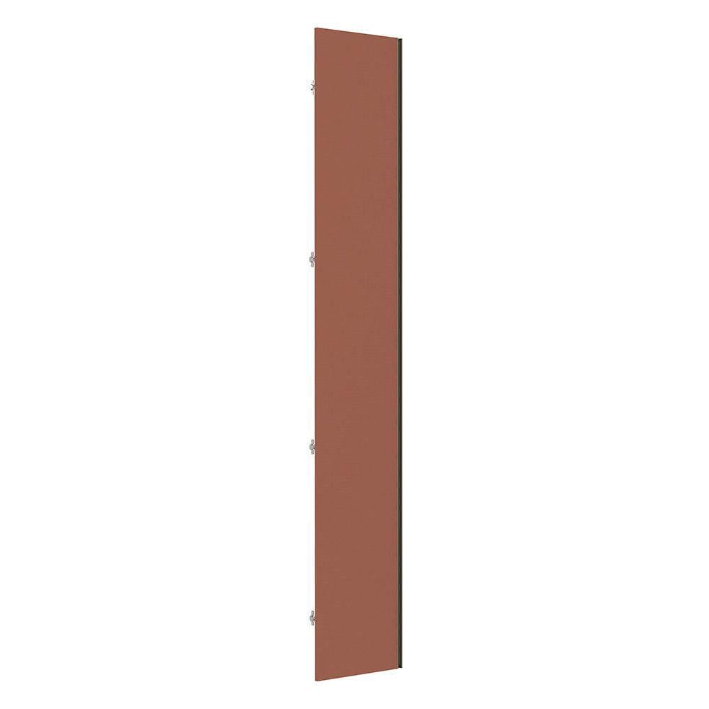 Porta para Roupeiro Closet Canto Individual 40cm Puxador Perfil Inox Luciane Móveis