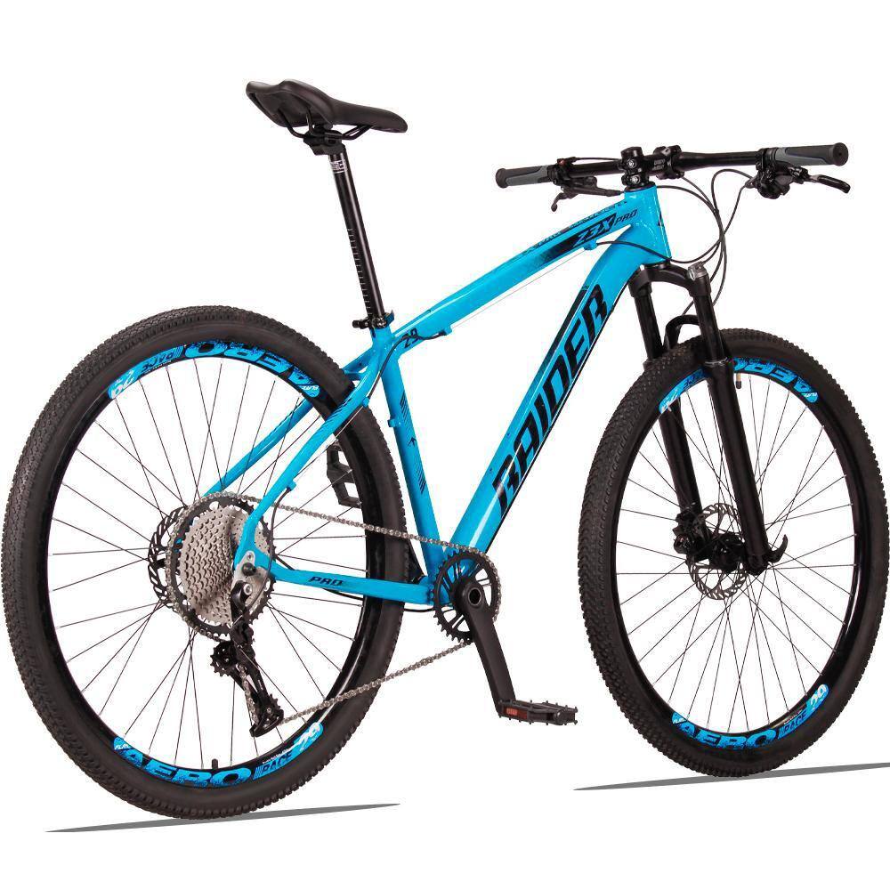 Bicicleta Raider Z3x Disc H Aro 29 Susp. Dianteira 12 Marchas - Azul/preto