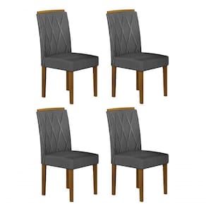 Kit 04 Cadeiras Sala De Jantar Lorena Mdf Moveis Leifer
