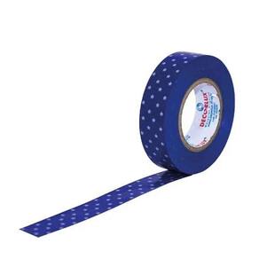 Fita Isolante Azul Estampada De Estrela 20Mmx18Mm Decorlux
