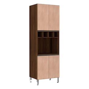 Paneleiro Jade 70 cm Nicho para Microondas 4 Portas Luciane