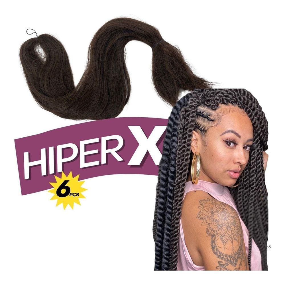 Jumbo Super X Cabelo Para Tranças Jumbão Box Braids Pacote 400 Gr