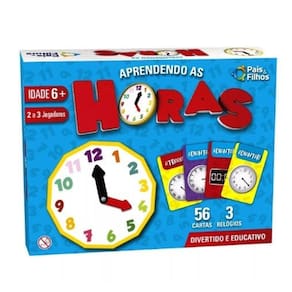 Jogo Aprendendo As Horas - Pais E Filhos