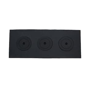 Chapa Redução Em Ferro Para Fogão A Lenha 3 Furos 117X50Cm