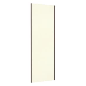 Porta de Correr Closet 80cm com Puxador Perfil Champagne e Kit Ferragem Prime Luciane Móveis