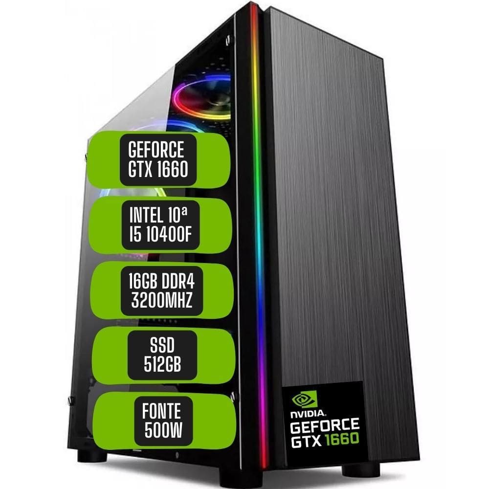 PC Gamer Fácil By Asus Intel Core i5 10400f 8GB