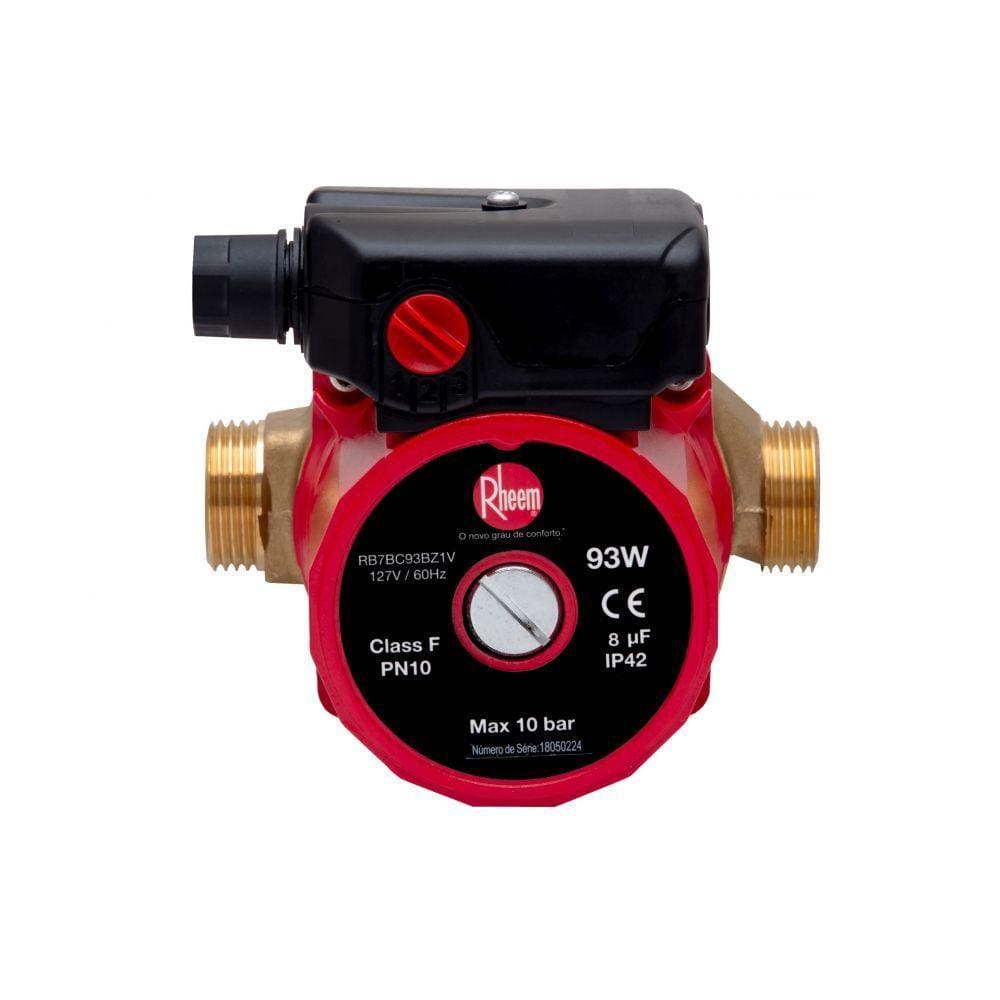 Bomba de Circulação 93W Vazão Máxima 40 l/min 127V