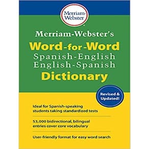Merriam-Webster`S Word-For-Word Spanish-English Dictionary
