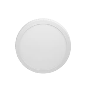 Painel LED Plafon Lux Sobrepor Redondo 12w Branco - Taschibra 3000K