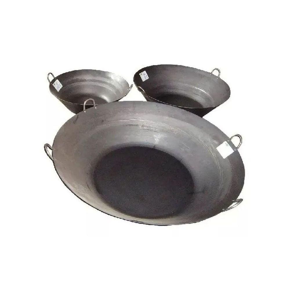 Tacho Beira Alta Preto Aço Carbono 5 Litros 36cm Diâmetro