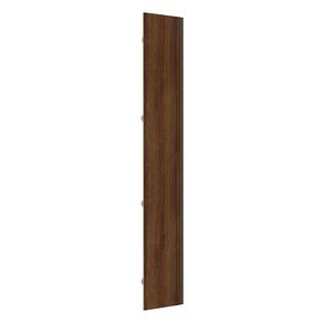 Porta Closet para Roupeiro de Canto Reto com Puxador Perfil Inox Luciane Móveis