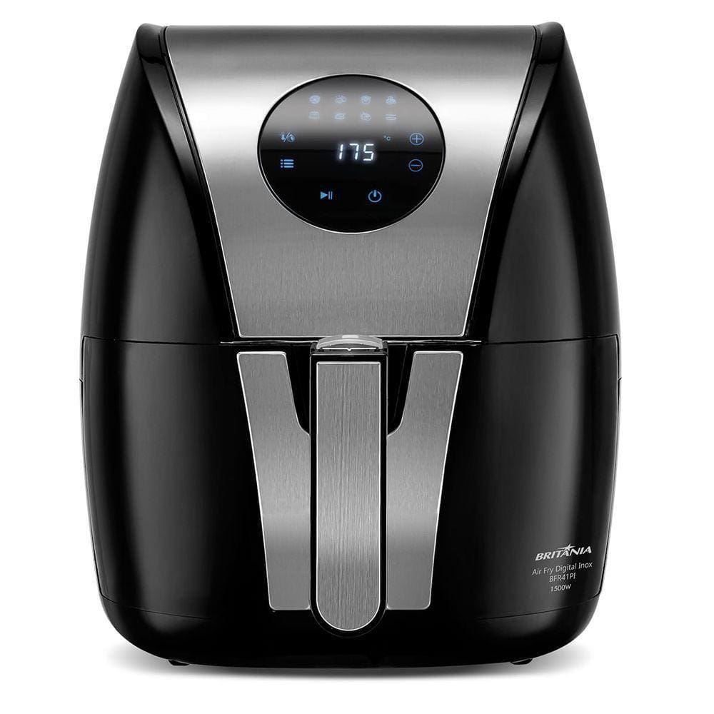 Fritadeira Air Fryer Britânia Digital Inox 1500w 127V