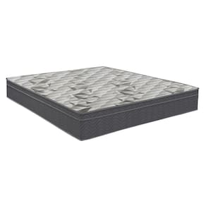 Colchão Viúva Ortop D33 128x188x28cm Airtech 1.0.0 Ortobom Grafite/Branco
