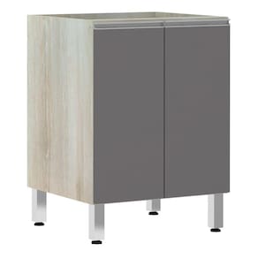 Balcão de Cozinha sem Tampo 60cm 2 Portas Lis Luciane Móveis