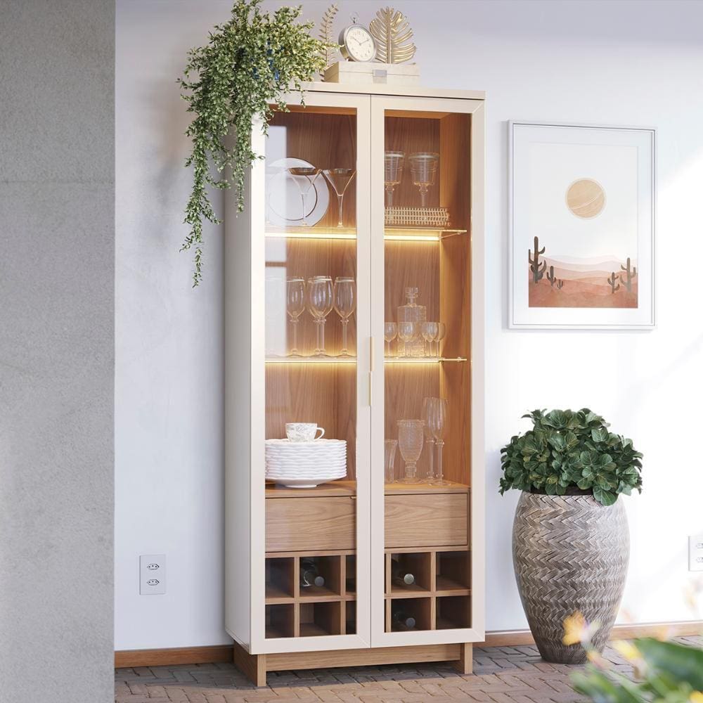 Cristaleira 2 Portas Guanabara