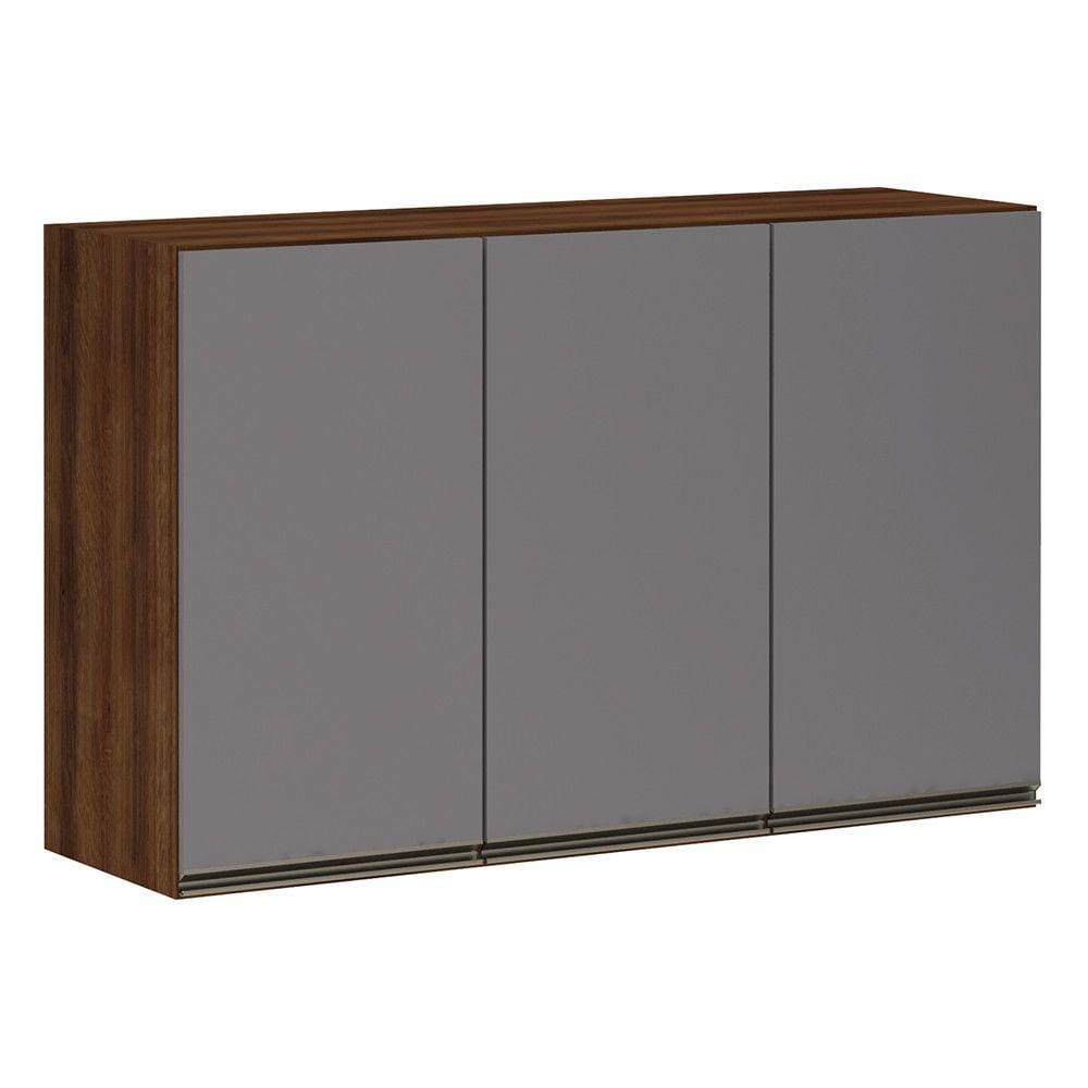 Armário Jade para Cozinha 120 cm 3 Portas Luciane