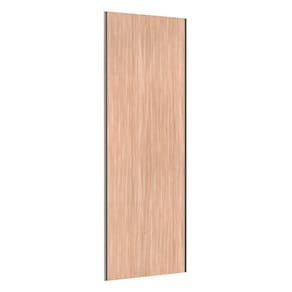Porta de Correr Closet 80cm com Puxador Perfil Champagne e Kit Ferragem Prime Luciane Móveis
