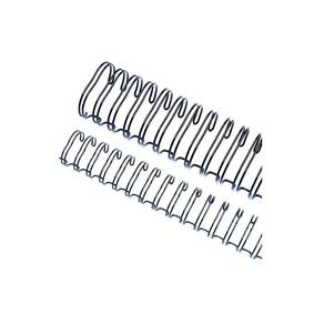 Wire-o Garra Duplo Anel 1"1/4 para 270 fls Carta 2x1 Preto 25 und