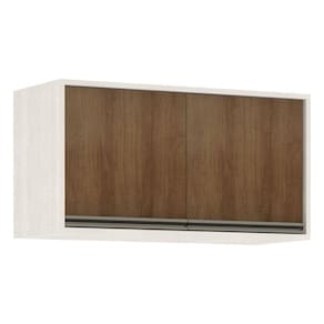 Armário Aéreo de Cozinha 80 cm 2 Portas de abrir Linea Luciane Móveis