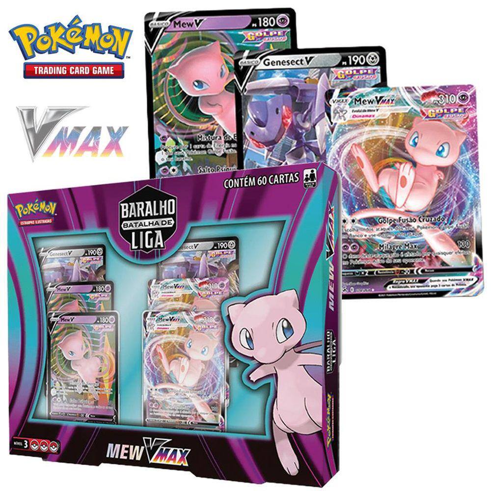 Carta Pokémon Mew Vmax Rainbow Golpe Fusão