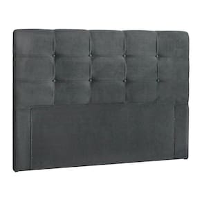 Cabeceira Painel De Casal 140cm Para Cama Box Clean Suede Cinza - SA Móveis