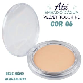 Pó Compacto Até Embaixo D`Água Velvet Touch Maria Margarida
