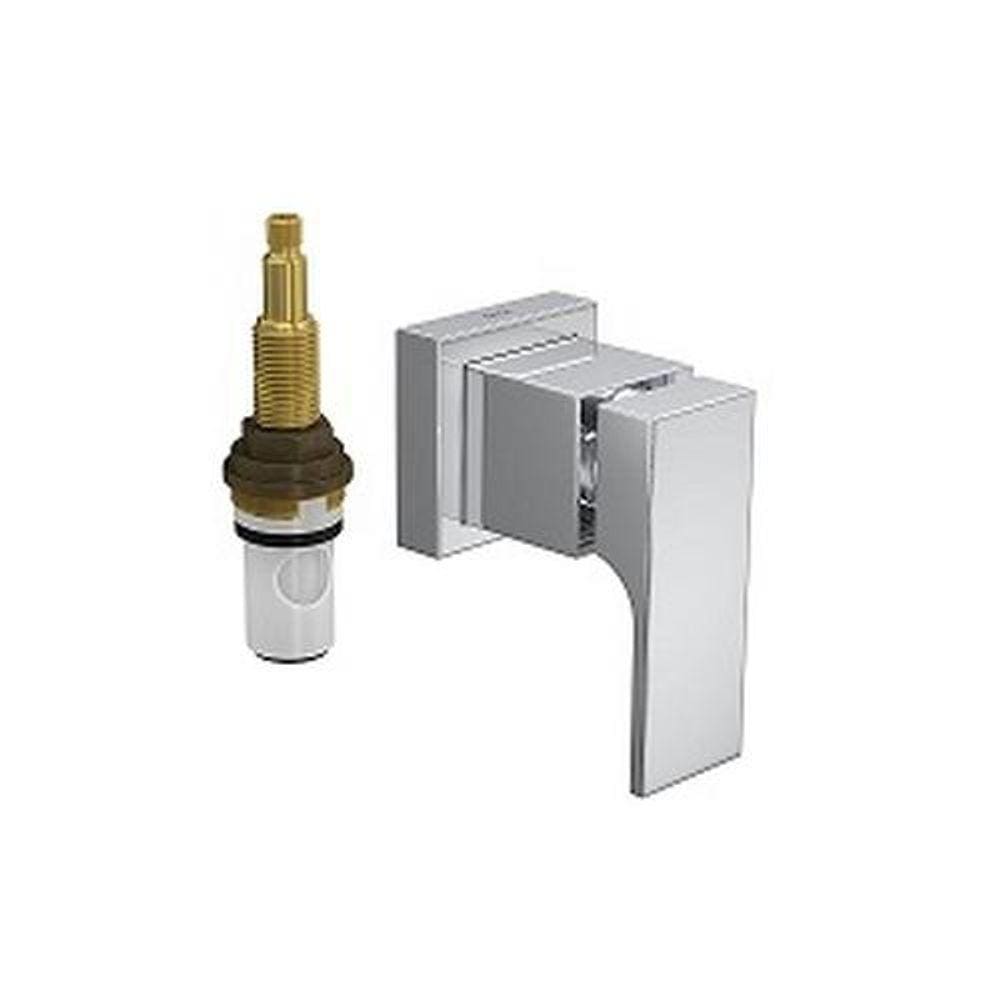 Acabamento para Registro de Pressão Até 1” com Mecanismo 1/2 Volta Unic Cromado - Deca