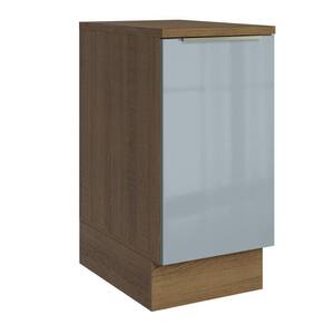 Balcão 40Cm 1PTA Rustic/Cinza Lux Madesa Rustic/Cinza