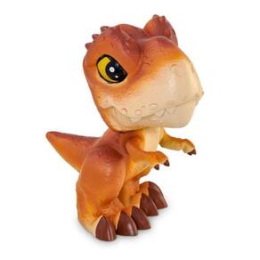 Boneco Baby Dino Dinossauro T-Rex Laranja Jurassic World Presente Brinquedo Criança 1466