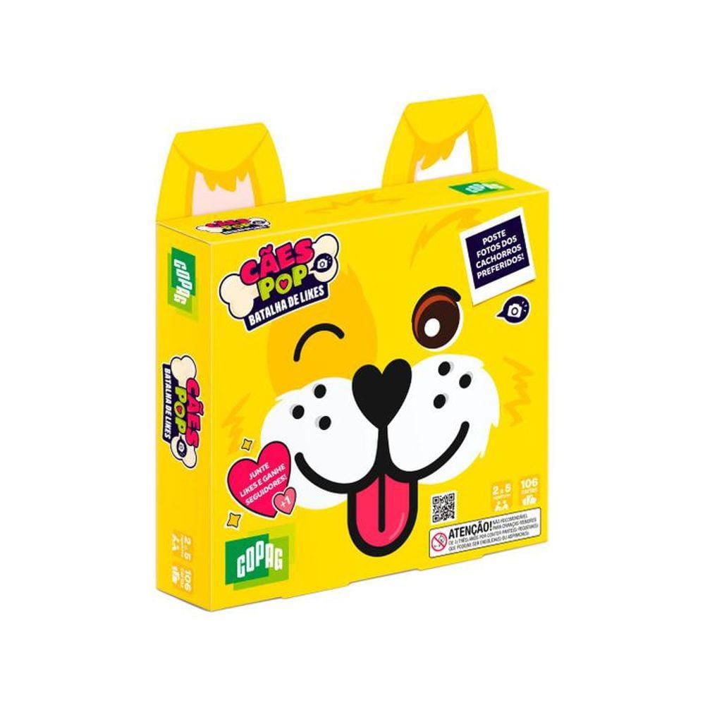 Jogo Cães Pop Batalha de Likes Tabuleiro