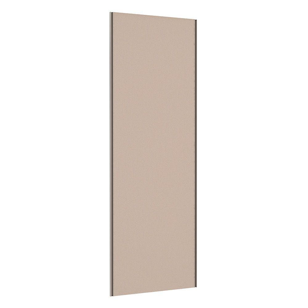 Porta de Correr Closet 80cm com Puxador Perfil Champagne e Kit Ferragem Prime Luciane Móveis