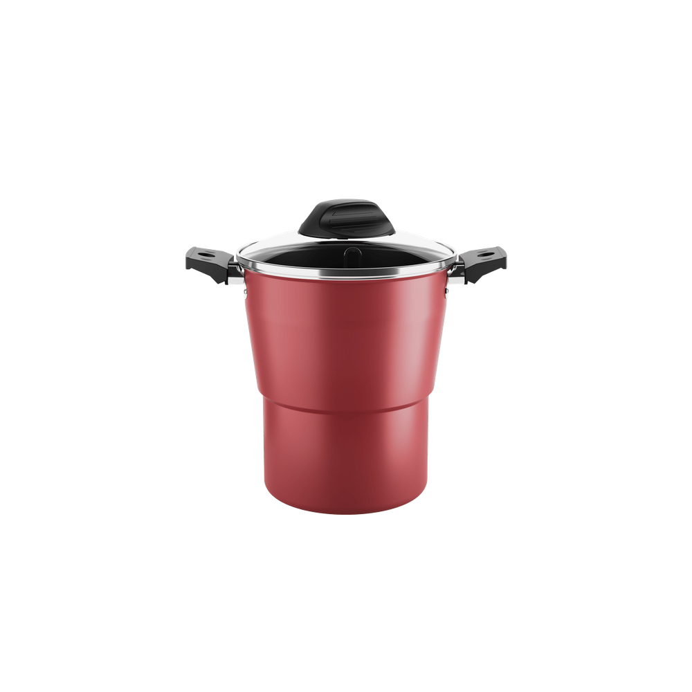 Cuscuzeira Brinox Especiarias 2 Litros Ø 16 cm Cereja