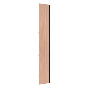 Porta Closet para Roupeiro de Canto Reto com Puxador Perfil Inox Luciane Móveis