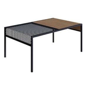 Mesa De Centro New Hanover E Preto 80 Cm - D`rossi