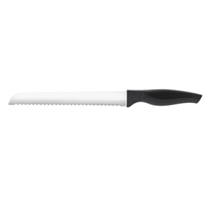 Faca Para Pão Brinox Cross 8`` 33 cm Aço Inox Cabo Preto