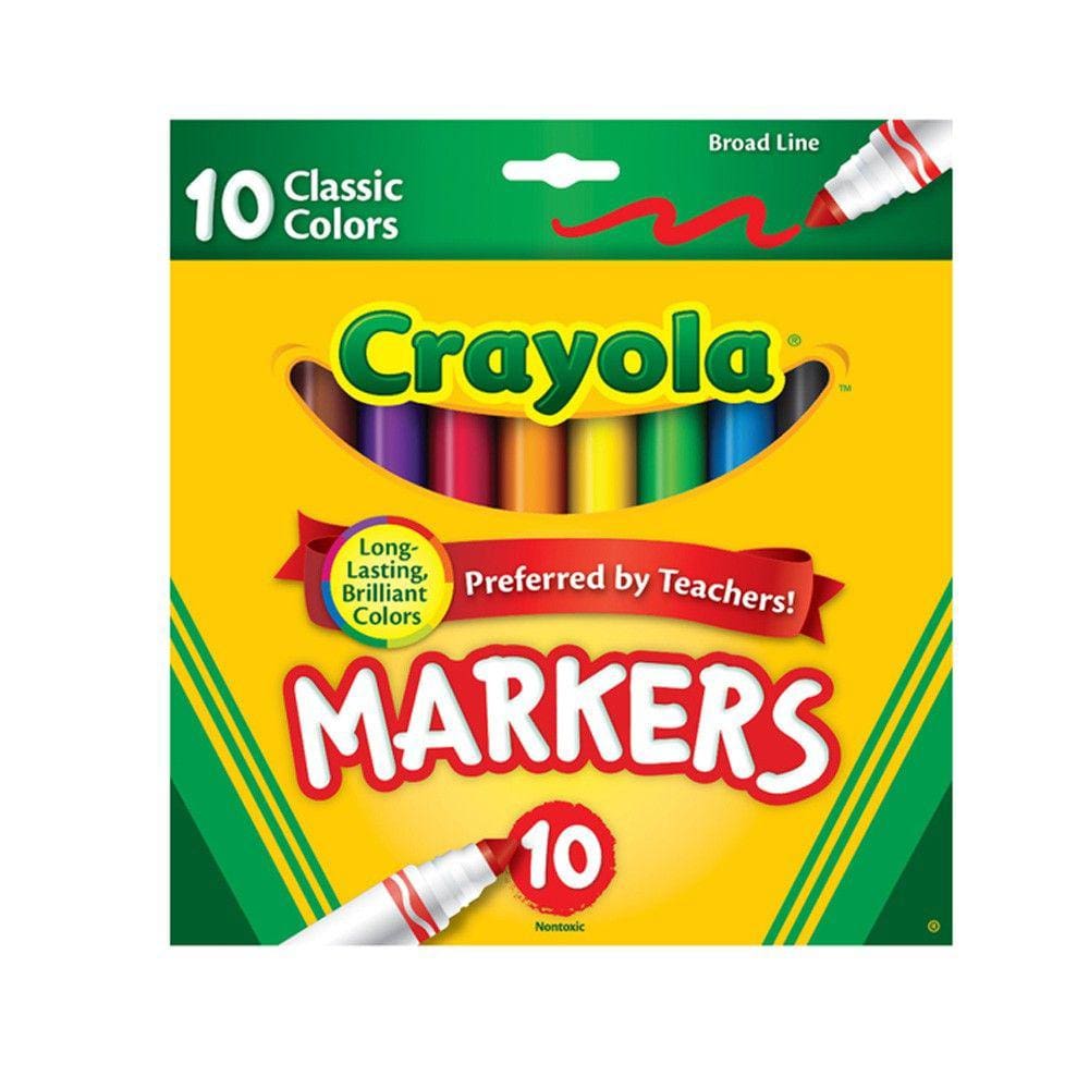 Canetinha Ponta Grossa 10Cores Crayola