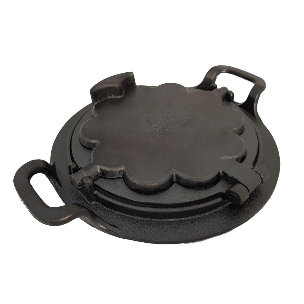 Forma Pra Fazer Waffle Alça Ferro Fundido Fogão a Lenha 24cm