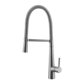 Torneira Cozinha Gourmet Monocomando Aço Escovado