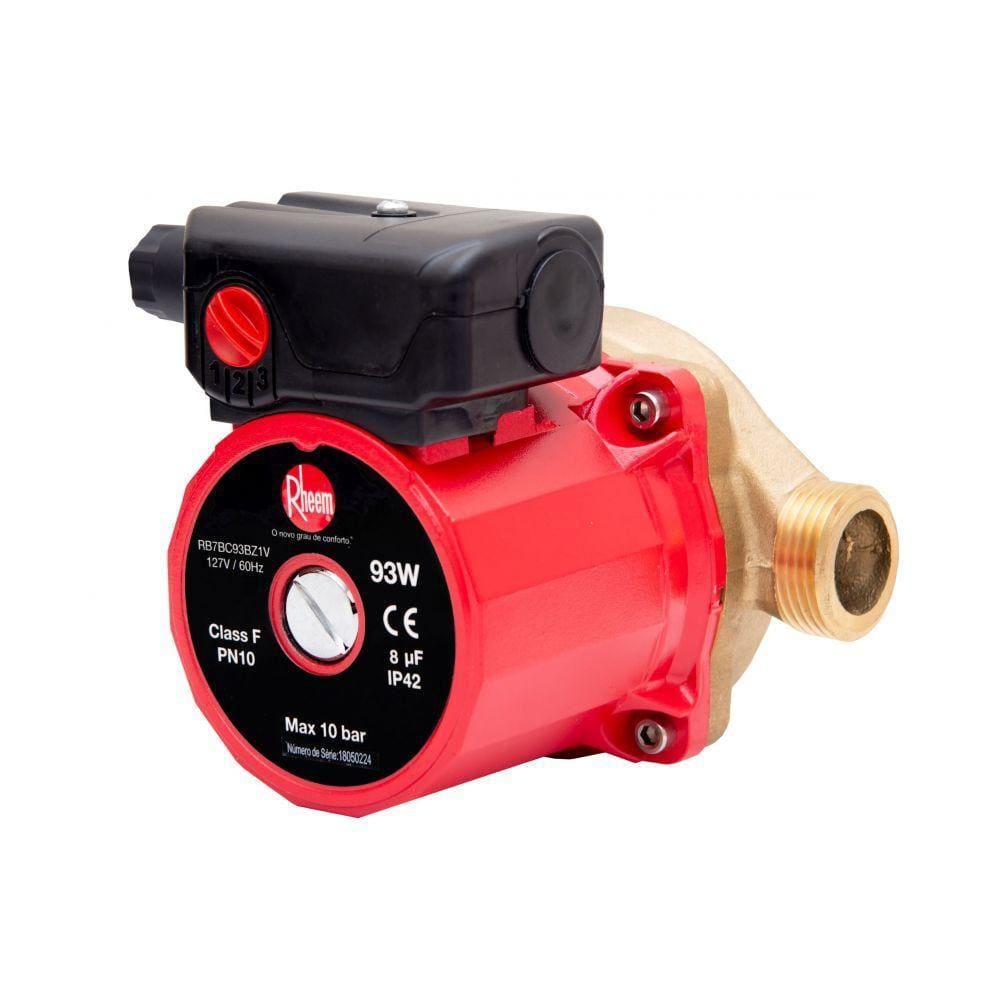 Bomba de Circulação 93W Vazão Máxima 40 l/min 220V
