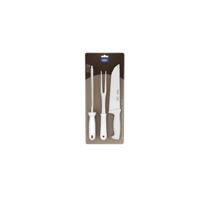 Kit Churrasco Brinox Precision 3 Peças Faca, Garfo Trinchante E Chaira