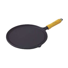 Bifeteira de Ferro Fundido Redonda Lisa - 22cm de Largura